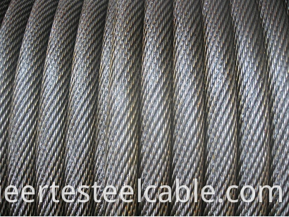 Non Roating Ungalvanized Steel Wire Rope With Yellow Grease1